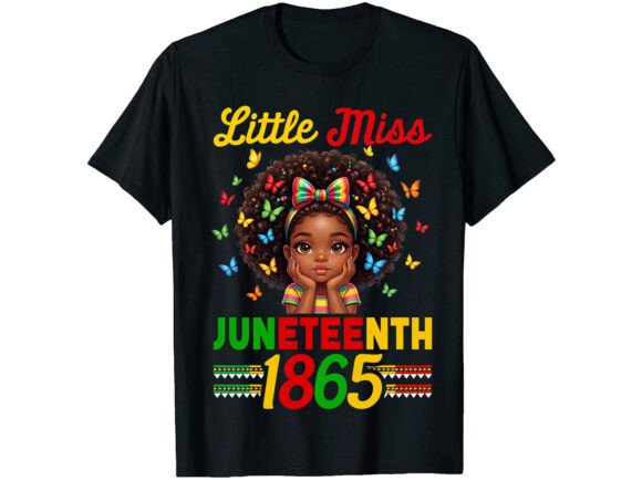 Download Little Miss 1865 Juneteenth T-Shirt - Premium Bundle
