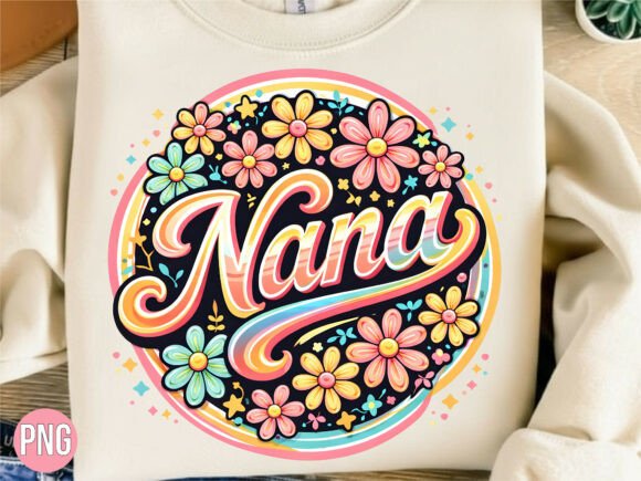 Download Nana Floral Circle Retro Summer Shirt - Summer shirt Collection