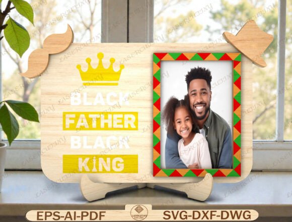 Download African American Dad Photo Frame SVG - African american dad Collection