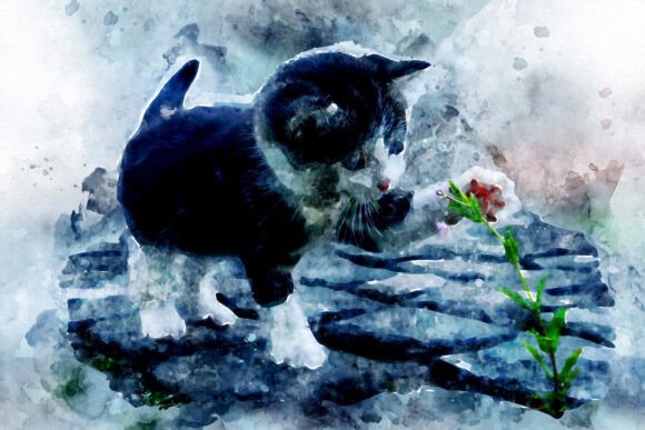 Download Printable Cat Graphics Pack# 16 - Cat graphics Collection